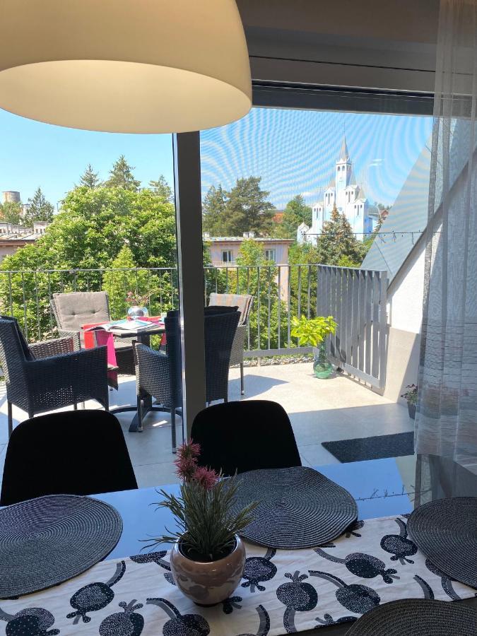 Atrium Apartman Heviz Mit Panoramaterrasse Und Tiefgarage Экстерьер фото